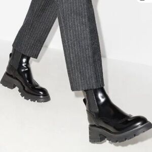 Alexander McQueen Ankle Boots Women Leather Black